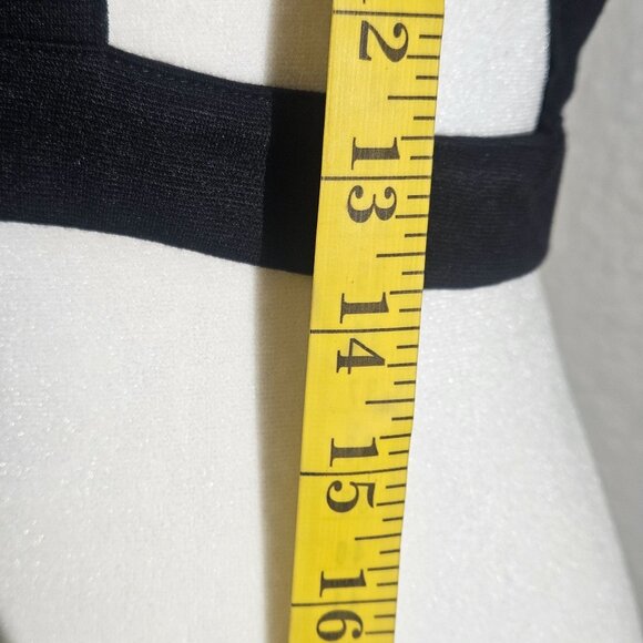 Black Cutout Med Crop Top Whimsygoth Goth Dark Academia Witchy - Picture 5 of 7